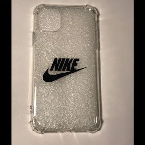 Nike iPhone X, 11 or 11 Pro transparent cover.